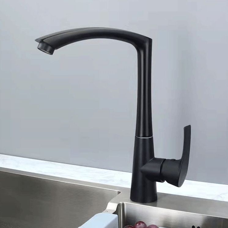 Modern Faucets 1-Handle with Water Dispenser Standard Kitchen Faucets Clearhalo 'Home Improvement' 'home_improvement' 'home_improvement_kitchen_faucets' 'Kitchen Faucets' 'Kitchen Remodel & Kitchen Fixtures' 'Kitchen Sinks & Faucet Components' 'kitchen_faucets' 1200x1200_422bcd90-2cbc-48f3-b681-1d99ed00dd3b