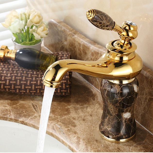 Classic Bathroom Vessel Faucet Lever Handle Circular Vessel Faucet Clearhalo 'Bathroom Remodel & Bathroom Fixtures' 'Bathroom Sink Faucets' 'Bathroom Sinks & Faucet Components' 'bathroom_sink_faucets' 'Home Improvement' 'home_improvement' 'home_improvement_bathroom_sink_faucets' 1200x1200_4248c731-4ad6-4f2d-868d-e14a9c6f4fce