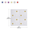 XPE Foam Wall Paneling Square Print Waterproof Wall Paneling for Living Room Clearhalo 'Flooring 'Home Improvement' 'home_improvement' 'home_improvement_wall_paneling' 'Wall Paneling' 'wall_paneling' 'Walls & Ceilings' Walls and Ceiling' 1200x1200_4255ce88-2214-40d7-a152-dabee7b9de35