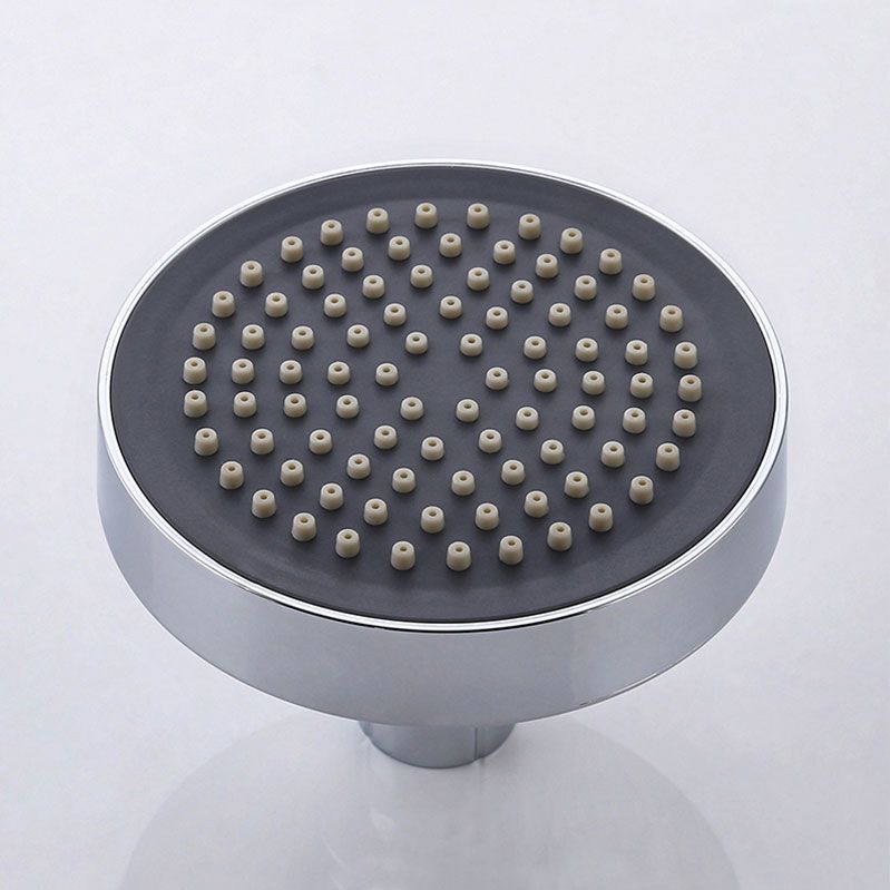 Round Small Top Shower Head Wall-Mount Adjustable Shower Head Clearhalo 'Bathroom Remodel & Bathroom Fixtures' 'Home Improvement' 'home_improvement' 'home_improvement_shower_heads' 'Shower Heads' 'shower_heads' 'Showers & Bathtubs Plumbing' 'Showers & Bathtubs' 1200x1200_4260c018-55c1-4ece-af71-caa6a2b452f6