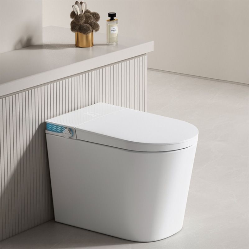 Contemporary with Heated Seat Elongated Ceramic Floor Standing Bidet Clearhalo 'Bathroom Remodel & Bathroom Fixtures' 'Bidets' 'Home Improvement' 'home_improvement' 'home_improvement_bidets' 'Toilets & Bidets' 1200x1200_428fca11-4bae-4325-9708-8ae276e09921