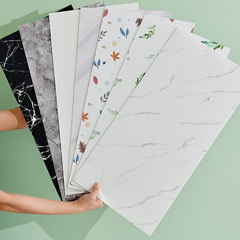 Modern Bathroom Wall Tile Peel and Stick Waterproof Imitation Ceramic Tile Clearhalo 'Flooring 'Home Improvement' 'home_improvement' 'home_improvement_peel_stick_blacksplash' 'Peel & Stick Backsplash Tile' 'peel_stick_blacksplash' 'Walls & Ceilings' Walls and Ceiling' 1200x1200_42aec675-f394-4975-b12d-302be43dab4d