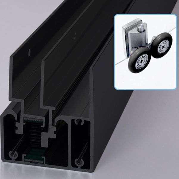 Double Sliding Shower Enclosure Framed Clear Tempered Glass Shower Enclosure Clearhalo 'Bathroom Remodel & Bathroom Fixtures' 'Home Improvement' 'home_improvement' 'home_improvement_shower_stalls_enclosures' 'Shower Stalls & Enclosures' 'shower_stalls_enclosures' 'Showers & Bathtubs' 1200x1200_42c5c9ce-63e8-459e-9858-cda323e4ee9a