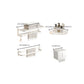 Modern White Bath Hardware Set Bath Shelf Paper Holder Bathroom Accessory Kit Clearhalo 'Bathroom Hardware Sets' 'Bathroom Hardware' 'Bathroom Remodel & Bathroom Fixtures' 'bathroom_hardware_sets' 'Home Improvement' 'home_improvement' 'home_improvement_bathroom_hardware_sets' 1200x1200_42d053e8-711e-40a0-b65d-08dcc921f24b