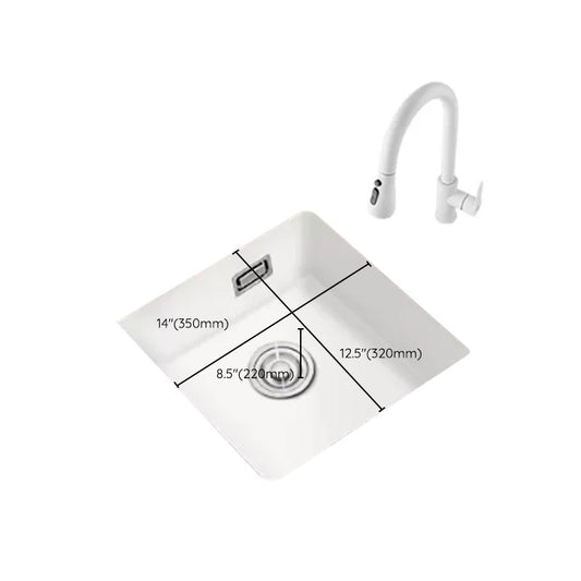 Kitchen Ceramic Sink White Pull-out Faucet Anti-spill Rectangular Sink Clearhalo 'Home Improvement' 'home_improvement' 'home_improvement_kitchen_sinks' 'Kitchen Remodel & Kitchen Fixtures' 'Kitchen Sinks & Faucet Components' 'Kitchen Sinks' 'kitchen_sinks' 1200x1200_42e69840-7001-48fb-b2aa-967ff265bc43