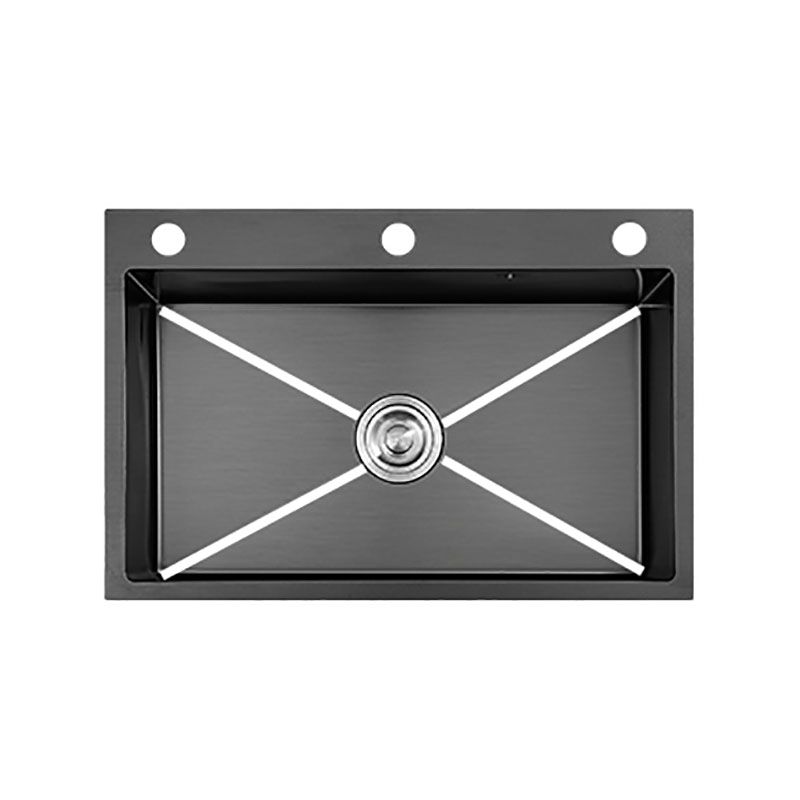 Drop-In Kitchen Sink Soundproof Design Stainless Steel Kitchen Sink Clearhalo 'Home Improvement' 'home_improvement' 'home_improvement_kitchen_sinks' 'Kitchen Remodel & Kitchen Fixtures' 'Kitchen Sinks & Faucet Components' 'Kitchen Sinks' 'kitchen_sinks' 1200x1200_42f27d44-8631-4182-9145-af3bee145517