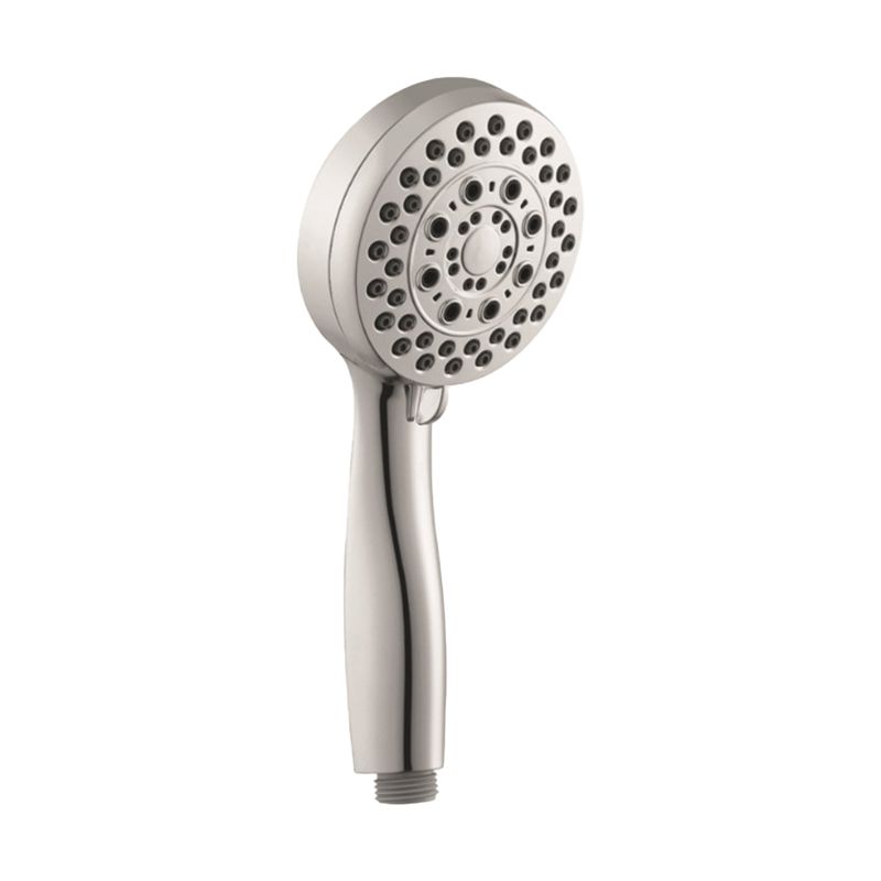 Silver Dual Shower Head Round Rain Fall Wall-Mount Showerhead Clearhalo 'Bathroom Remodel & Bathroom Fixtures' 'Home Improvement' 'home_improvement' 'home_improvement_shower_heads' 'Shower Heads' 'shower_heads' 'Showers & Bathtubs Plumbing' 'Showers & Bathtubs' 1200x1200_42f4510f-6b1b-4995-b7d6-3aa86c81c036