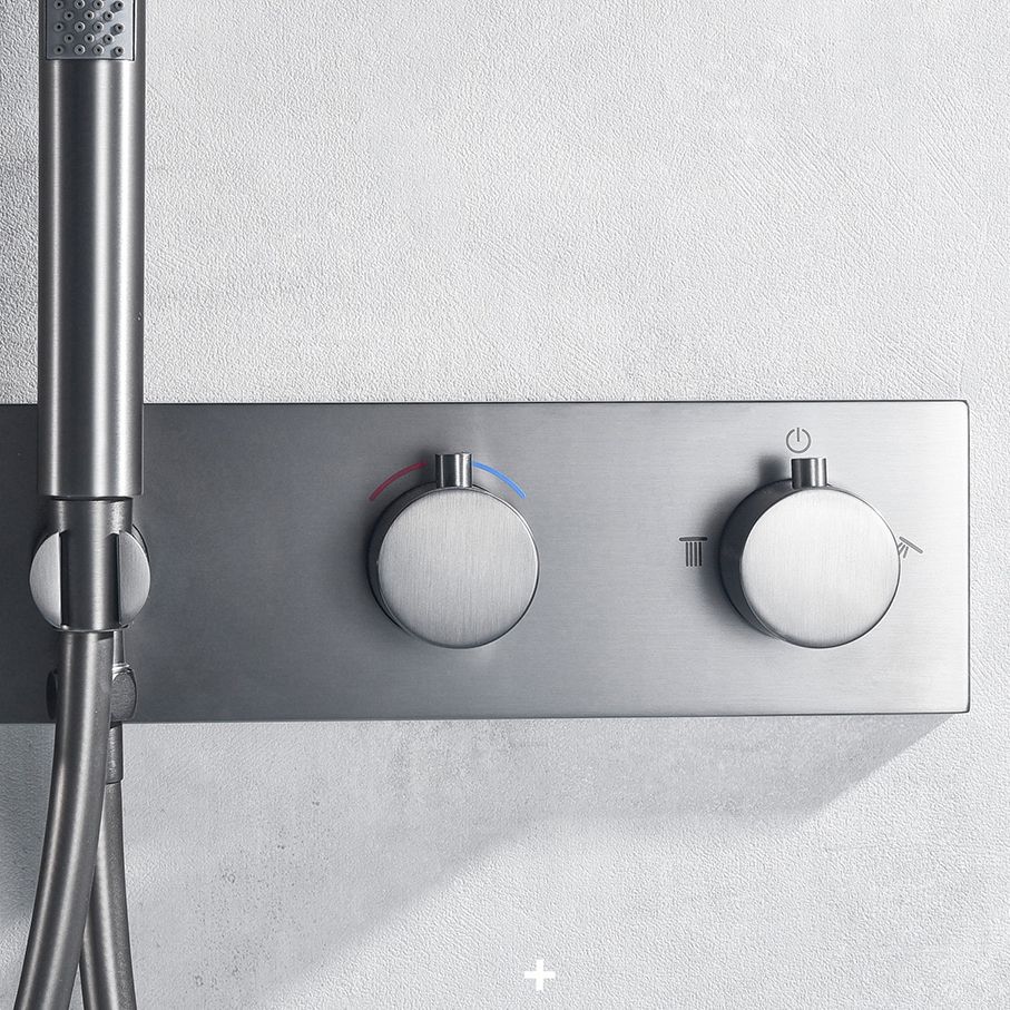 Modern Tub Spout Trim Brass Wall Mounted with Handshower Bath Faucet Trim Clearhalo 'Bathroom Remodel & Bathroom Fixtures' 'Bathtub Faucets' 'bathtub_faucets' 'Home Improvement' 'home_improvement' 'home_improvement_bathtub_faucets' 1200x1200_43162de9-f8d1-4ee5-9935-a8edab7a48ca