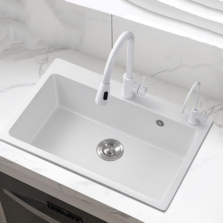 Quartz Kitchen Sink Single Basin Kitchen Sink with Faucet Included Clearhalo 'Home Improvement' 'home_improvement' 'home_improvement_kitchen_sinks' 'Kitchen Remodel & Kitchen Fixtures' 'Kitchen Sinks & Faucet Components' 'Kitchen Sinks' 'kitchen_sinks' 1200x1200_4344ebb7-82bc-4a7c-9763-6c3249086cbd
