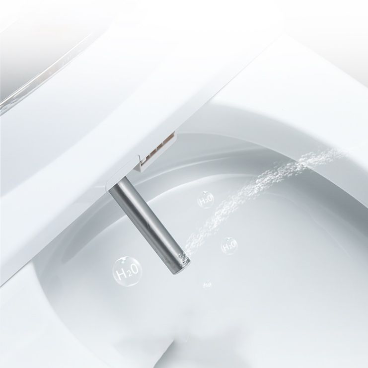 Plastic Bidets Elongated White Contemporary Foot Sensor Smart Toilet Clearhalo 'Bathroom Remodel & Bathroom Fixtures' 'Bidets' 'Home Improvement' 'home_improvement' 'home_improvement_bidets' 'Toilets & Bidets' 1200x1200_434a0e70-7ea1-44a0-bb1a-b6630a2b318a