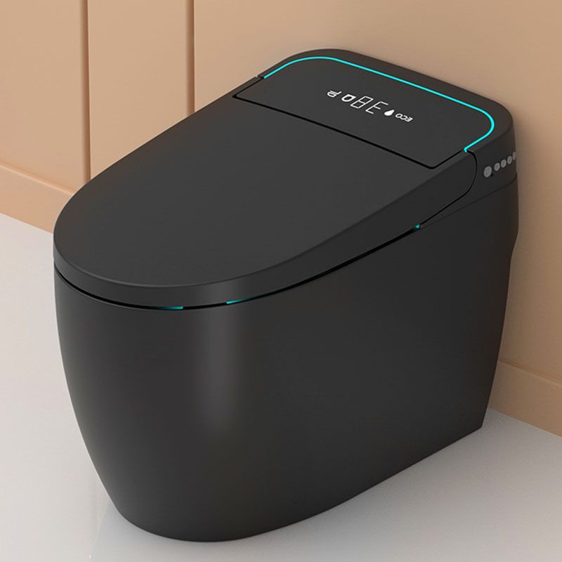 19.68" H Electronic Elongated Toilet Floor Standing Bidet in Black Clearhalo 'Bathroom Remodel & Bathroom Fixtures' 'Bidets' 'Home Improvement' 'home_improvement' 'home_improvement_bidets' 'Toilets & Bidets' 1200x1200_436a28e8-55b6-4dd3-ac4e-db5ed0a44078