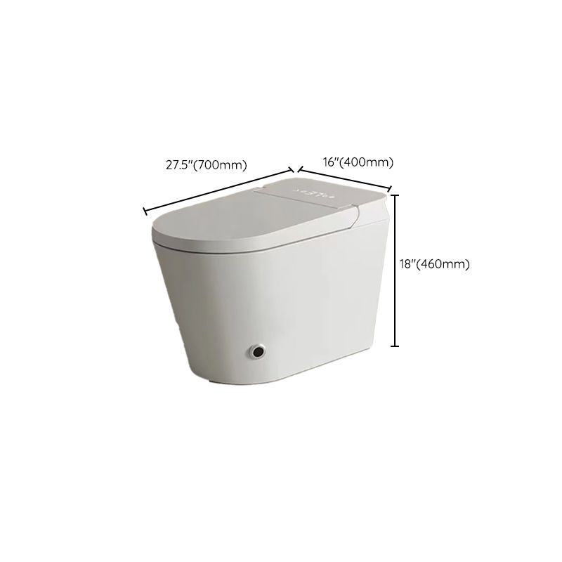 Horizontal Elongated Toilet Seat Bidet in White of 18.1" H with Dryer Clearhalo 'Bathroom Remodel & Bathroom Fixtures' 'Bidets' 'Home Improvement' 'home_improvement' 'home_improvement_bidets' 'Toilets & Bidets' 1200x1200_43752529-39ad-469f-8d32-daefca8fc689