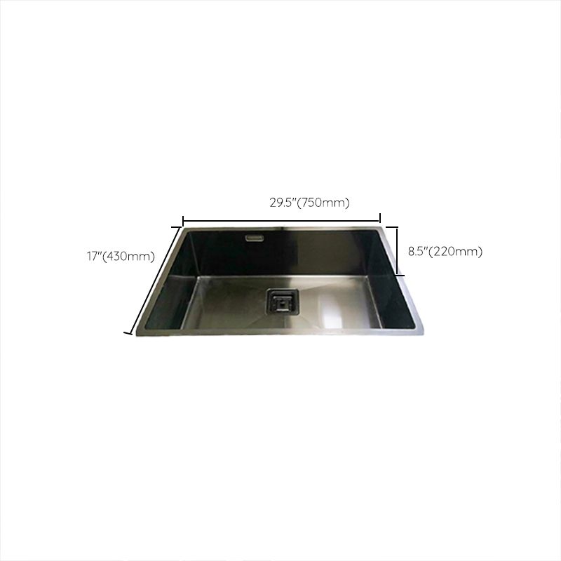 Soundproof Kitchen Sink Overflow Hole Design Stainless Steel Kitchen Sink Clearhalo 'Home Improvement' 'home_improvement' 'home_improvement_kitchen_sinks' 'Kitchen Remodel & Kitchen Fixtures' 'Kitchen Sinks & Faucet Components' 'Kitchen Sinks' 'kitchen_sinks' 1200x1200_437d6a5f-d003-40f0-815b-737daedf0680