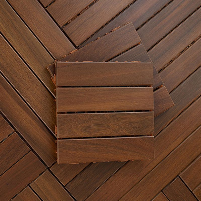 Smooth Teak Floor Tile Water Resistant Click Lock Wooden Floor for Living Room Clearhalo 'Flooring 'Hardwood Flooring' 'hardwood_flooring' 'Home Improvement' 'home_improvement' 'home_improvement_hardwood_flooring' Walls and Ceiling' 1200x1200_438d250b-42ae-46d5-b3a7-9d3a66bbd88c