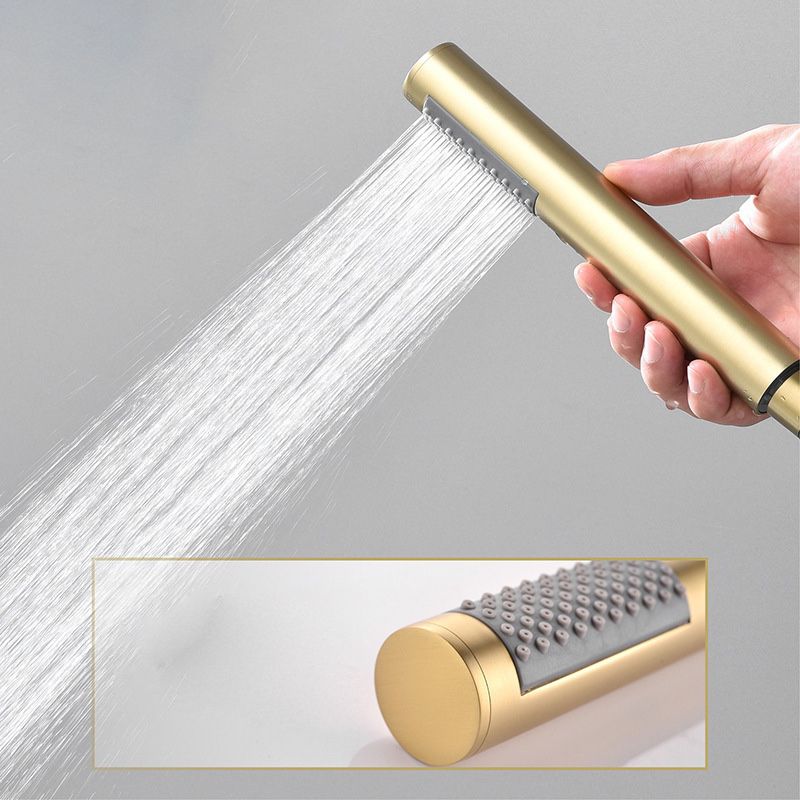 Modern Shower Trim Brass Fixed Shower Head Shower Head Combo Clearhalo 'Bathroom Remodel & Bathroom Fixtures' 'Home Improvement' 'home_improvement' 'home_improvement_shower_faucets' 'Shower Faucets & Systems' 'shower_faucets' 'Showers & Bathtubs Plumbing' 'Showers & Bathtubs' 1200x1200_43a07b50-9298-4b0c-b3f6-0607995bc31c