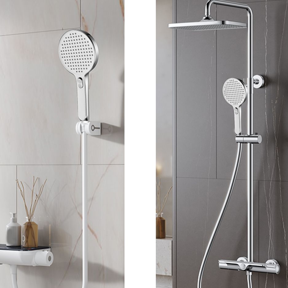 Modern Self-Cleaning Hand Shower Adjustable Spray Pattern Wall-Mount Hand Shower Clearhalo 'Bathroom Remodel & Bathroom Fixtures' 'Home Improvement' 'home_improvement' 'home_improvement_shower_heads' 'Shower Heads' 'shower_heads' 'Showers & Bathtubs Plumbing' 'Showers & Bathtubs' 1200x1200_43c2e57d-8590-4547-8ec8-20f9420049cb