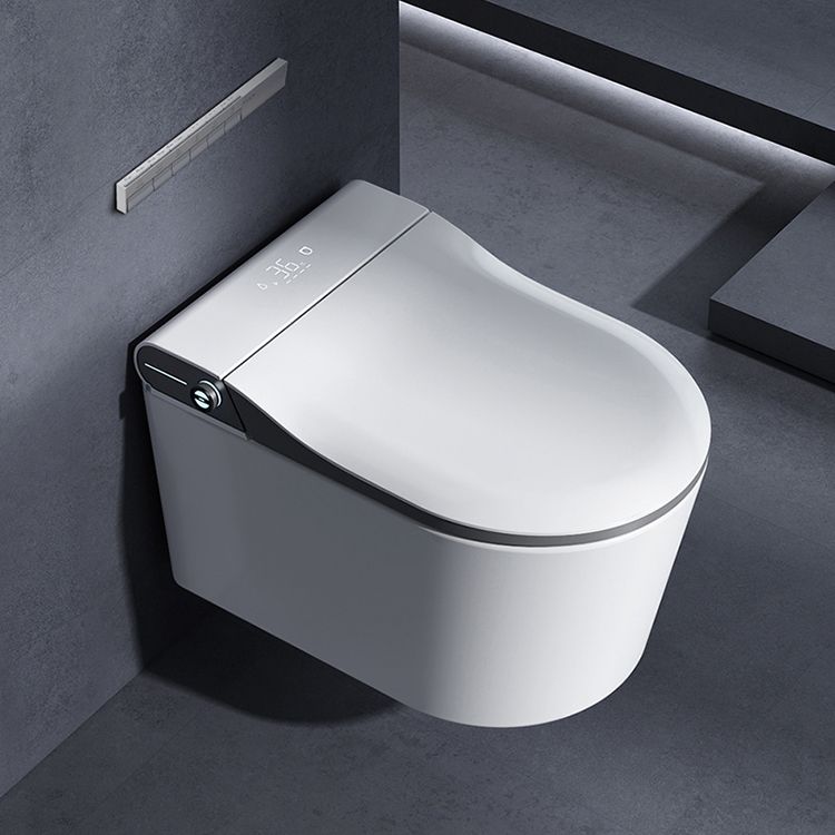 Elongated Wall Mounted Bidet Contemporary Heated Seat Wall Hung Toilet Set Clearhalo 'Bathroom Remodel & Bathroom Fixtures' 'Bidets' 'Home Improvement' 'home_improvement' 'home_improvement_bidets' 'Toilets & Bidets' 1200x1200_43c9c95d-dfee-49b6-8d46-44a03432d7a9