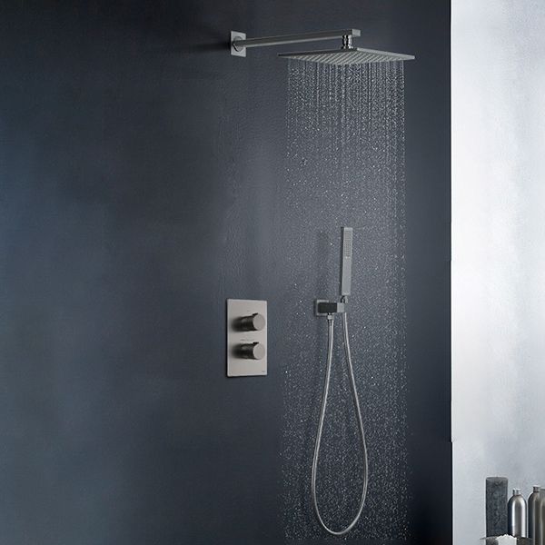 Modern Shower Set Brass Adjustable Shower Head Ceiling Mounted Shower Head Combo Clearhalo 'Bathroom Remodel & Bathroom Fixtures' 'Home Improvement' 'home_improvement' 'home_improvement_shower_faucets' 'Shower Faucets & Systems' 'shower_faucets' 'Showers & Bathtubs Plumbing' 'Showers & Bathtubs' 1200x1200_43d13c17-f2cb-467d-a573-728bdaa1f2fa