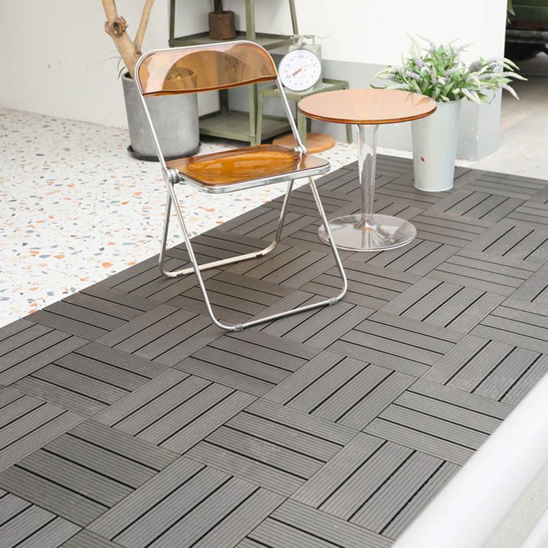 Striped Pattern Decking Tiles Interlocking Tile Kit Outdoor Patio Clearhalo 'Home Improvement' 'home_improvement' 'home_improvement_outdoor_deck_tiles_planks' 'Outdoor Deck Tiles & Planks' 'Outdoor Flooring & Tile' 'Outdoor Remodel' 'outdoor_deck_tiles_planks' 1200x1200_43d7df67-7f89-4f8b-92f8-f6455daae933