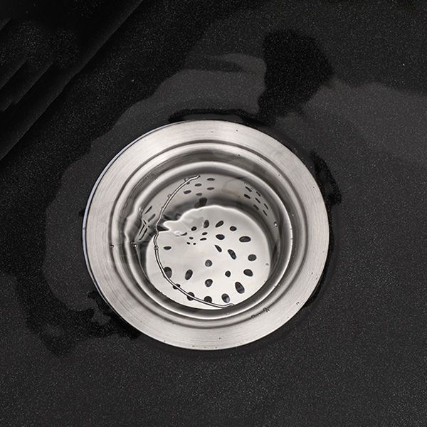 Quartz Kitchen Sink Rectangular Single Bowl Kitchen Sink with Drain Assembly Clearhalo 'Home Improvement' 'home_improvement' 'home_improvement_kitchen_sinks' 'Kitchen Remodel & Kitchen Fixtures' 'Kitchen Sinks & Faucet Components' 'Kitchen Sinks' 'kitchen_sinks' 1200x1200_43f133d9-2fb0-4947-b7d1-c9aafef9b960