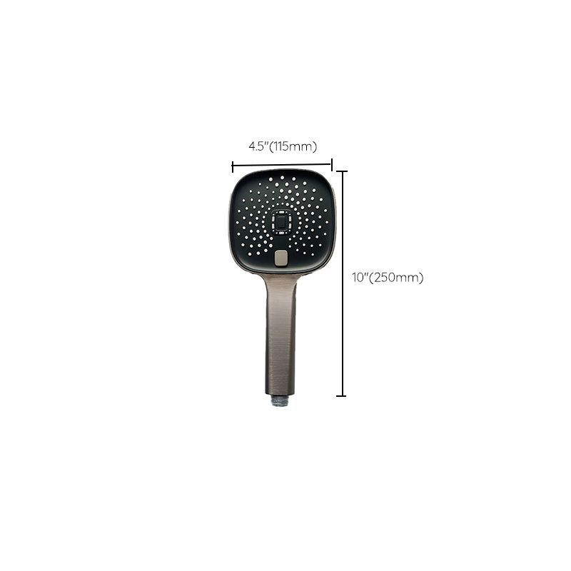 Black Large Shower Head Standard Spray Pattern with Handheld Shower Head Clearhalo 'Bathroom Remodel & Bathroom Fixtures' 'Home Improvement' 'home_improvement' 'home_improvement_shower_heads' 'Shower Heads' 'shower_heads' 'Showers & Bathtubs Plumbing' 'Showers & Bathtubs' 1200x1200_43fbf7c7-c4ca-4f29-8021-b38a0933b5cc