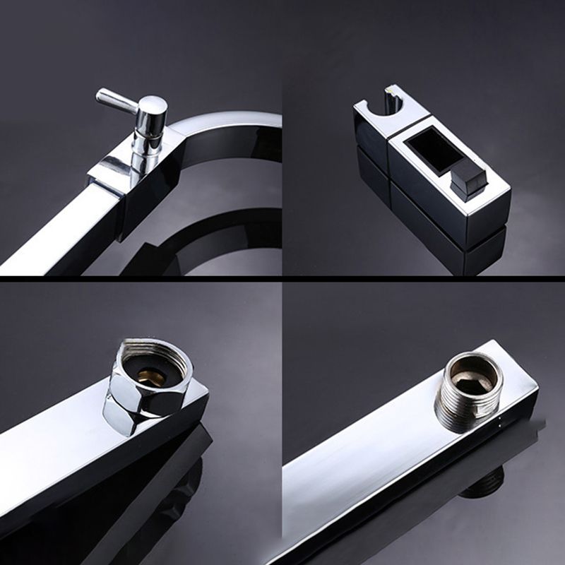 Modern Dual Shower Head Shower System Slide Bar Included Shower Set Wall Mounted Clearhalo 'Bathroom Remodel & Bathroom Fixtures' 'Home Improvement' 'home_improvement' 'home_improvement_shower_faucets' 'Shower Faucets & Systems' 'shower_faucets' 'Showers & Bathtubs Plumbing' 'Showers & Bathtubs' 1200x1200_4402fca0-c06b-429e-8d8c-97f2442a9c42