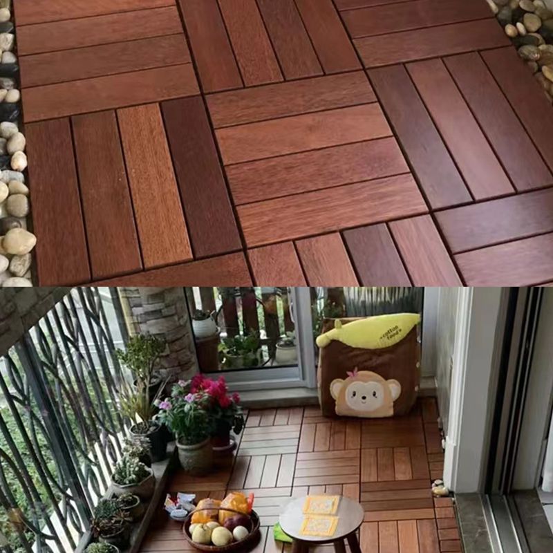 Striped Pattern Snapping Decking Tiles Composite Tile Kit Outdoor Patio Clearhalo 'Home Improvement' 'home_improvement' 'home_improvement_outdoor_deck_tiles_planks' 'Outdoor Deck Tiles & Planks' 'Outdoor Flooring & Tile' 'Outdoor Remodel' 'outdoor_deck_tiles_planks' 1200x1200_4407baa4-a395-46b0-8a03-155d3598629c