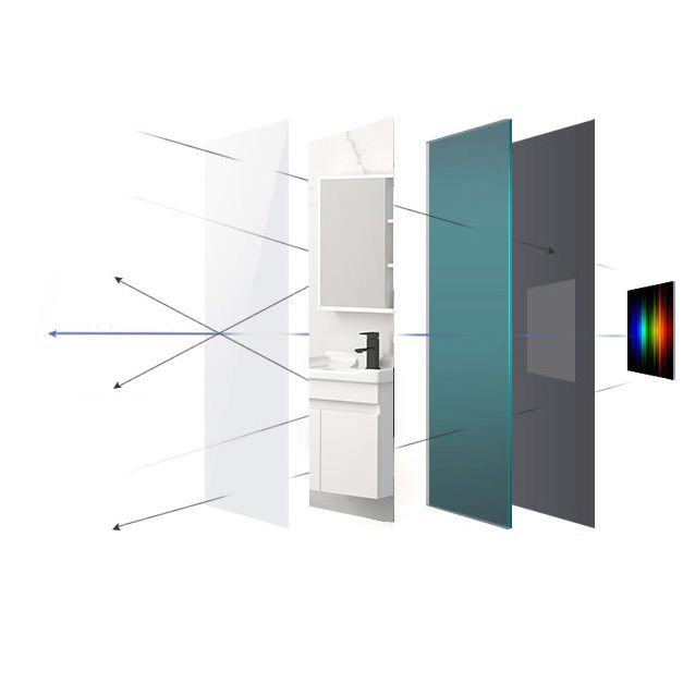 Modern Wall Mount Bathroom Vanity White Ceramic Single-Sink Rectangular Vanity Set Clearhalo 'Bathroom Remodel & Bathroom Fixtures' 'Bathroom Vanities' 'bathroom_vanities' 'Home Improvement' 'home_improvement' 'home_improvement_bathroom_vanities' 1200x1200_443cce97-1e23-49fb-9ad3-8f058dd4d04e