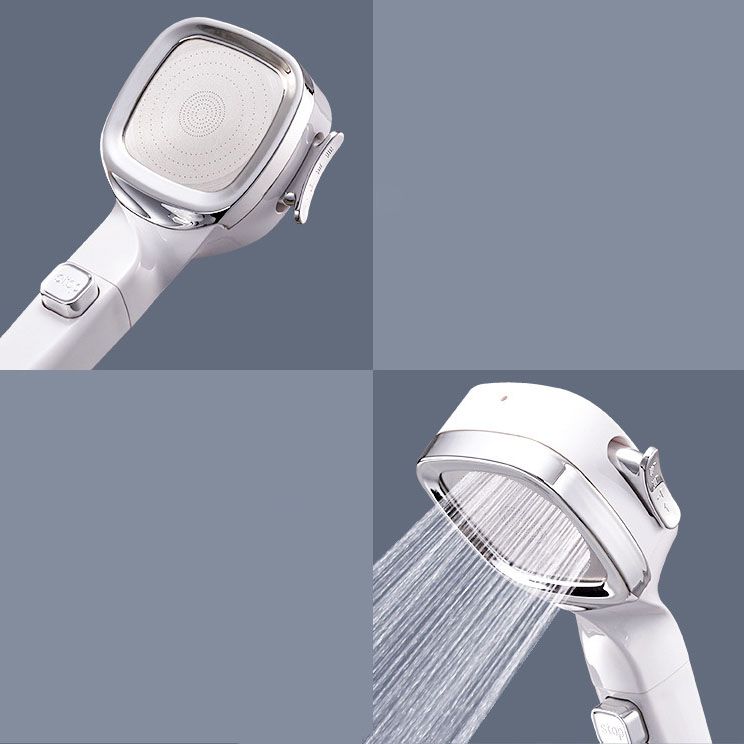 4-Setting Pressurized Shower One-button Water-stop Hand-held Shower Head Clearhalo 'Bathroom Remodel & Bathroom Fixtures' 'Home Improvement' 'home_improvement' 'home_improvement_shower_heads' 'Shower Heads' 'shower_heads' 'Showers & Bathtubs Plumbing' 'Showers & Bathtubs' 1200x1200_443d3dde-dcee-41ae-be51-8c1650908b1a