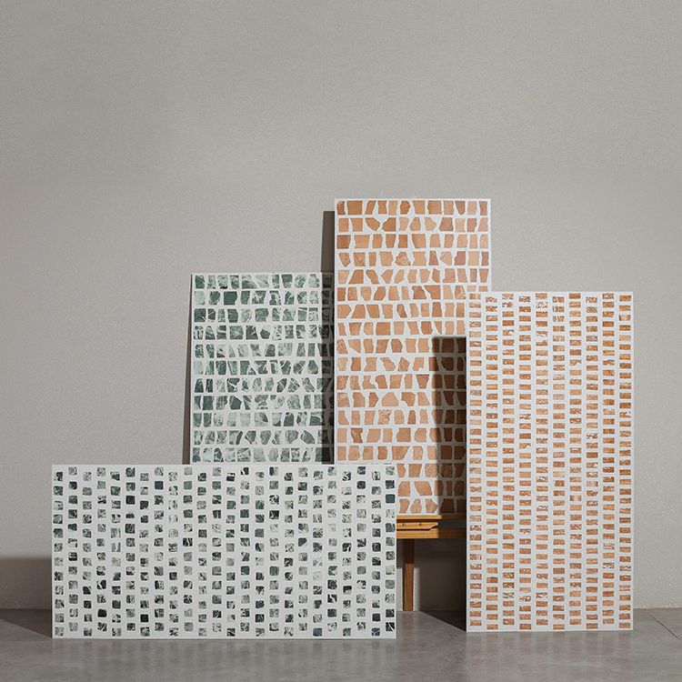Vintage Pattern Wall Tiles Natural Stone Ceramic Rectangular Lattice ...