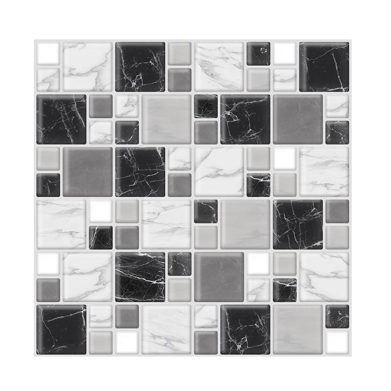Plastic Peel and Stick Backsplash Wall Tile 3D Square Wallpaper Clearhalo 'Flooring 'Home Improvement' 'home_improvement' 'home_improvement_peel_stick_blacksplash' 'Peel & Stick Backsplash Tile' 'peel_stick_blacksplash' 'Walls & Ceilings' Walls and Ceiling' 1200x1200_444ac297-9d90-4d60-bb55-f870a00af7ba