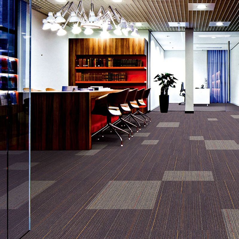 Indoor Level Loop Carpet Tile Dark Color Fade Resistant Loose Lay Carpet Tiles Clearhalo 'Carpet Tiles & Carpet Squares' 'carpet_tiles_carpet_squares' 'Flooring 'Home Improvement' 'home_improvement' 'home_improvement_carpet_tiles_carpet_squares' Walls and Ceiling' 1200x1200_444e4502-8d2e-4371-8b87-be473cf3b0ca