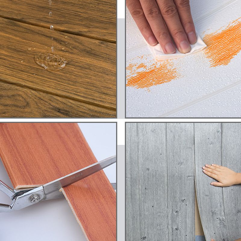 Pvc Paneling Smooth Wall Interior Living Room Plank Set of 2 Clearhalo 'Flooring 'Home Improvement' 'home_improvement' 'home_improvement_wall_paneling' 'Wall Paneling' 'wall_paneling' 'Walls & Ceilings' Walls and Ceiling' 1200x1200_446d7863-3792-453d-896e-8f083fc552c2