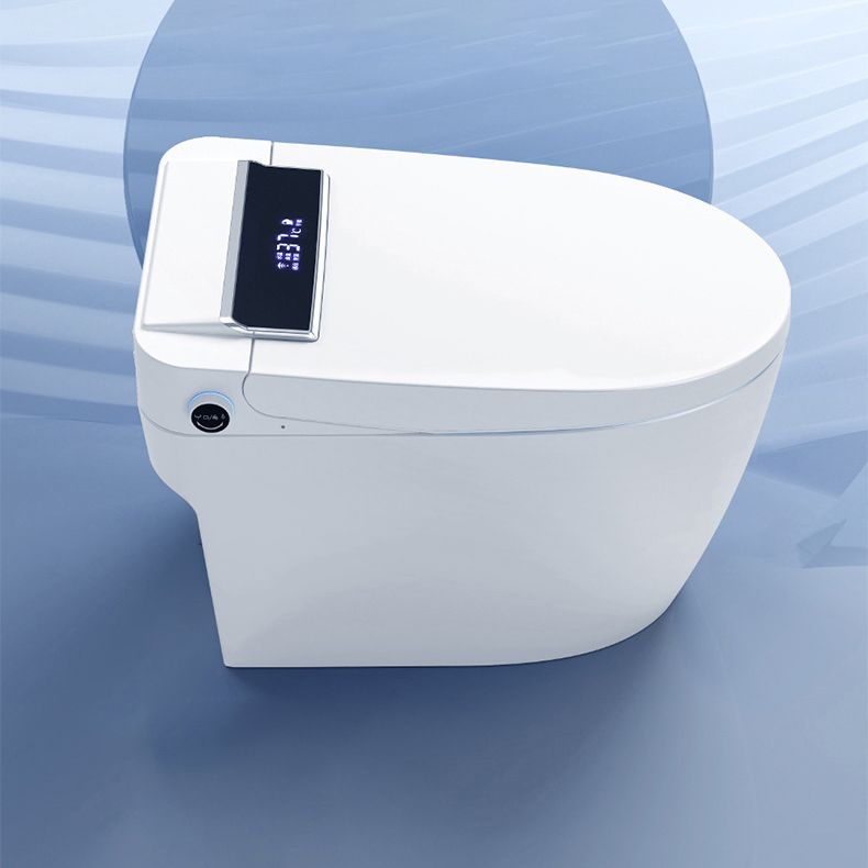 Elongated Floor Mount Bidet White Floor Standing Bidet with Unlimited Warm Water Clearhalo 'Bathroom Remodel & Bathroom Fixtures' 'Bidets' 'Home Improvement' 'home_improvement' 'home_improvement_bidets' 'Toilets & Bidets' 1200x1200_447165d3-666f-4b10-8ff0-e569a7f664a4