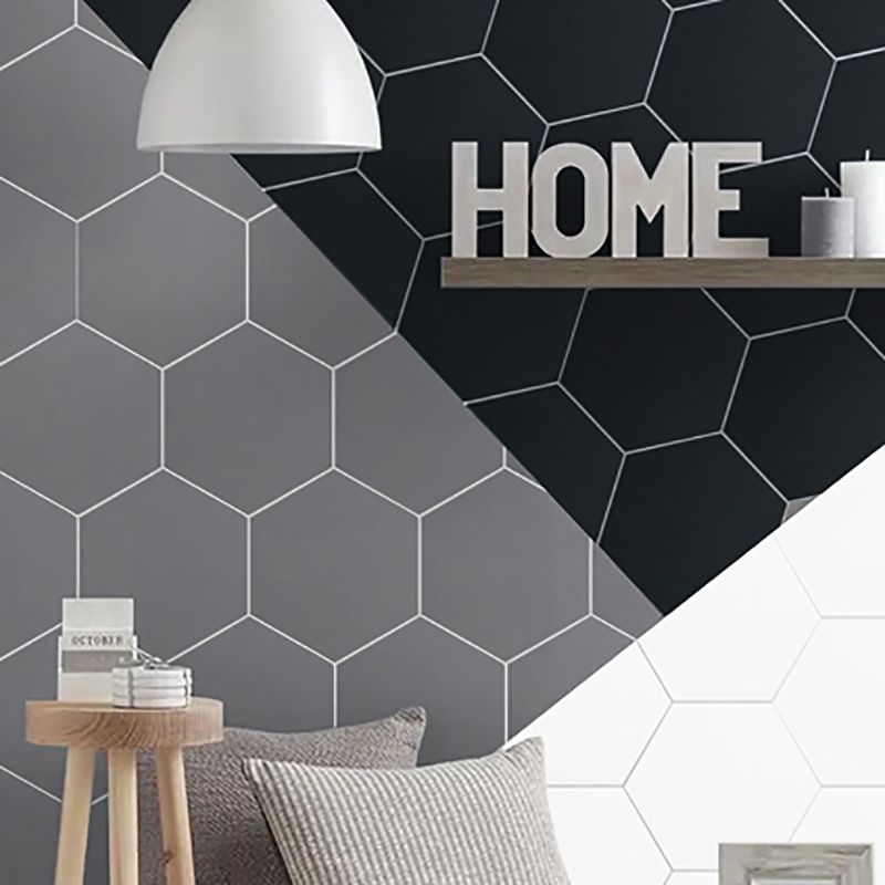 Hexagonal Peel and Stick Tiles Modern Peel and Stick Backsplash 20 Pack for Bathroom Clearhalo 'Flooring 'Home Improvement' 'home_improvement' 'home_improvement_peel_stick_blacksplash' 'Peel & Stick Backsplash Tile' 'peel_stick_blacksplash' 'Walls & Ceilings' Walls and Ceiling' 1200x1200_448788ac-7330-43cb-a4ba-cc60c6e54650
