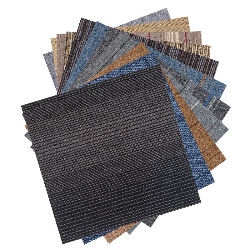 Modern Carpet Tiles Level Loop Self Adhesive Stain Resistant Carpet Tile Clearhalo 'Carpet Tiles & Carpet Squares' 'carpet_tiles_carpet_squares' 'Flooring 'Home Improvement' 'home_improvement' 'home_improvement_carpet_tiles_carpet_squares' Walls and Ceiling' 1200x1200_4489d6c2-3fac-4c28-952e-a85d8b523f34