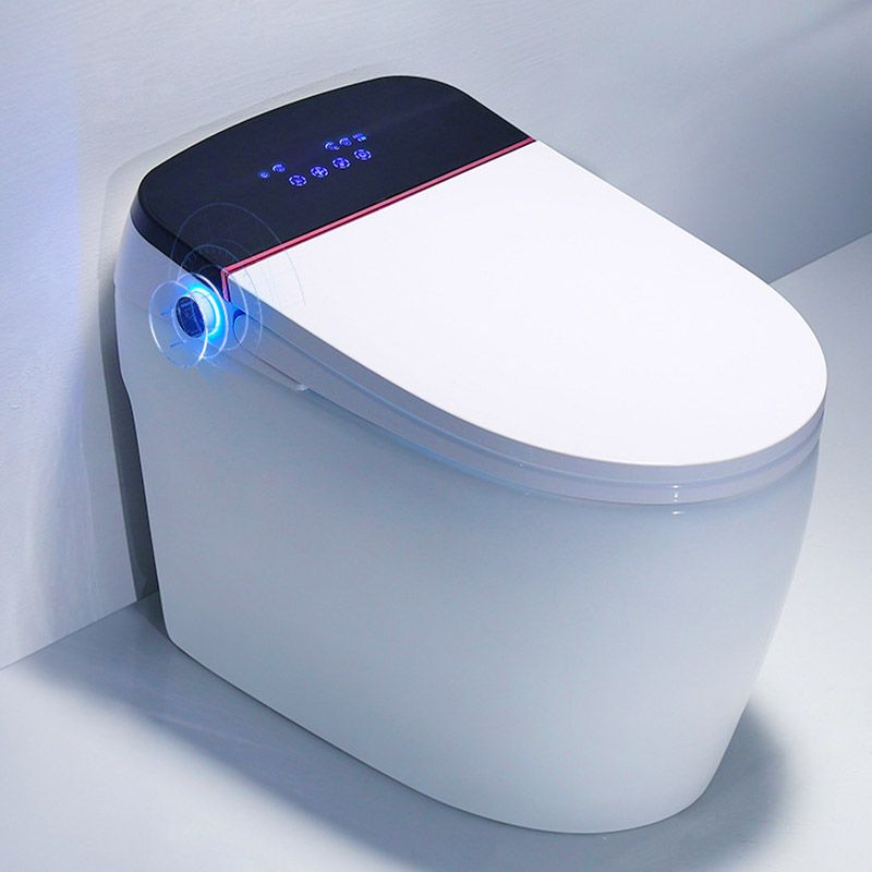 Modern All-In-One Toilet Bowl Skirted Toilet with Seat for Bathroom Clearhalo 'Bathroom Remodel & Bathroom Fixtures' 'Home Improvement' 'home_improvement' 'home_improvement_toilets' 'Toilets & Bidets' 'Toilets' 1200x1200_449af467-472a-4edd-98cc-ba93a10753e0