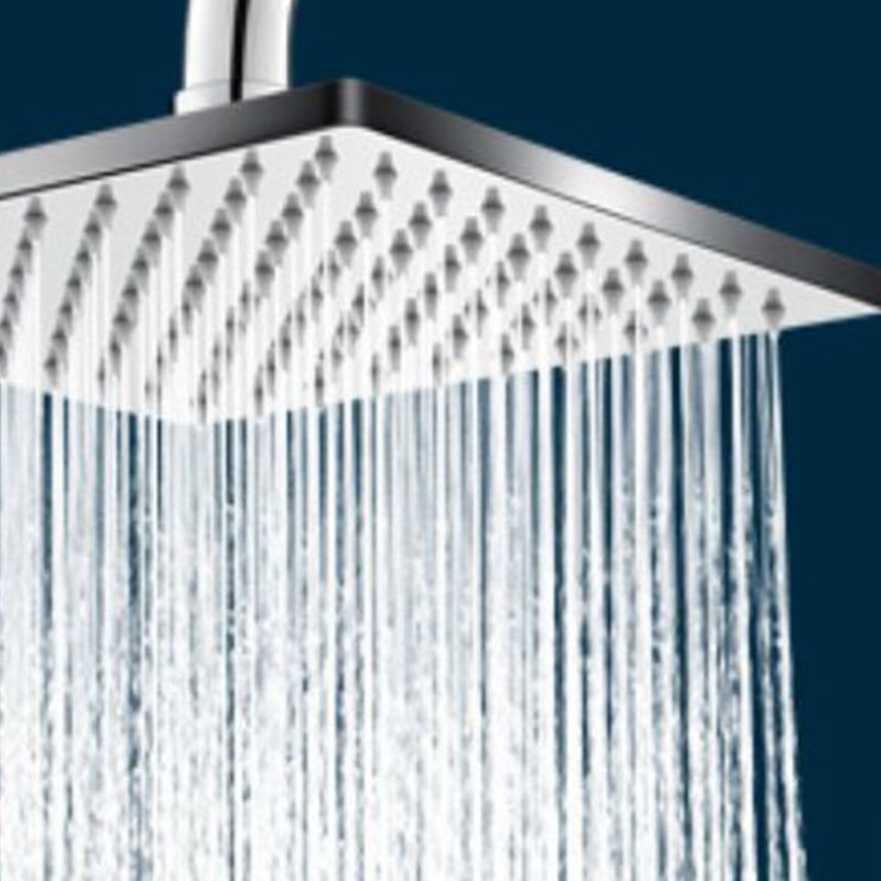 Contemporary Square Shower Head Combo with Handheld Shower Head Clearhalo 'Bathroom Remodel & Bathroom Fixtures' 'Home Improvement' 'home_improvement' 'home_improvement_shower_heads' 'Shower Heads' 'shower_heads' 'Showers & Bathtubs Plumbing' 'Showers & Bathtubs' 1200x1200_449dc86f-4185-4ef9-9da2-ca8ee1f56ef4