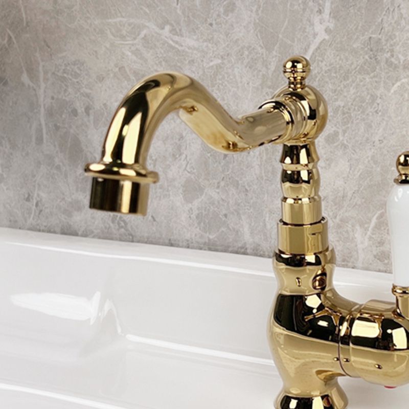 Glam Brass Bathroom Sink Faucet with 1-Handle Vessel Sink Bathroom Faucet Clearhalo 'Bathroom Remodel & Bathroom Fixtures' 'Bathroom Sink Faucets' 'Bathroom Sinks & Faucet Components' 'bathroom_sink_faucets' 'Home Improvement' 'home_improvement' 'home_improvement_bathroom_sink_faucets' 1200x1200_44ae2a53-6337-4428-8eca-6e277fea751a