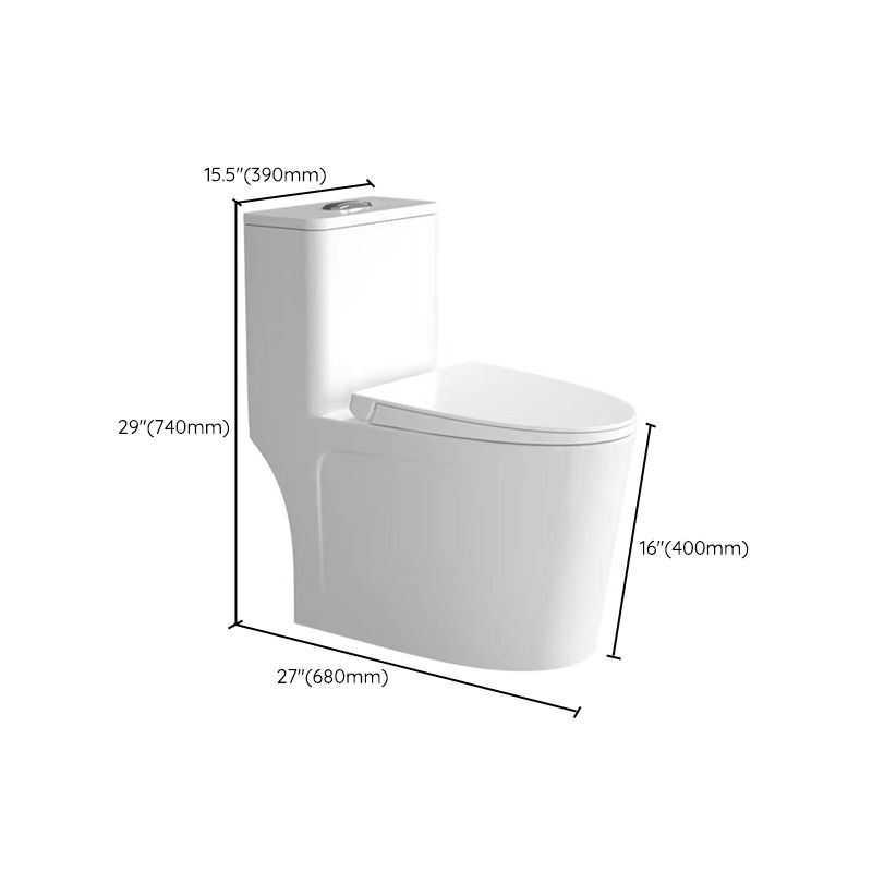 Modern Siphon Jet Toilet Bowl White Bidet Toilet with Seat for Bathroom Clearhalo 'Bathroom Remodel & Bathroom Fixtures' 'Home Improvement' 'home_improvement' 'home_improvement_toilets' 'Toilets & Bidets' 'Toilets' 1200x1200_44b32787-1762-4dbe-a5c4-854a22096923
