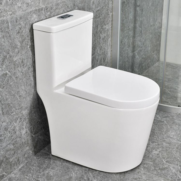 Modern White Flush Toilet Ceramic Elong One-Piece Toilet with Slow Close Seat Clearhalo 'Bathroom Remodel & Bathroom Fixtures' 'Home Improvement' 'home_improvement' 'home_improvement_toilets' 'Toilets & Bidets' 'Toilets' 1200x1200_44bf5034-3cca-47cf-a5e8-9dec32eab096