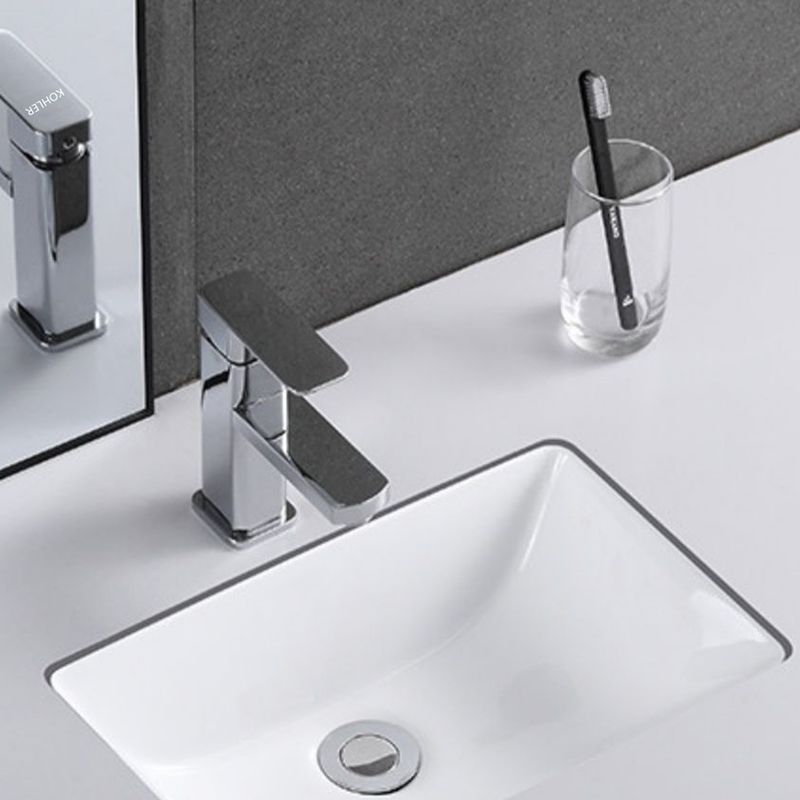 Classic Porcelain Bathroom Sink Trough Bathroom Sink in White Clearhalo 'Bathroom Remodel & Bathroom Fixtures' 'Bathroom Sinks & Faucet Components' 'Bathroom Sinks' 'bathroom_sink' 'Home Improvement' 'home_improvement' 'home_improvement_bathroom_sink' 1200x1200_44d72653-eb41-499d-a9da-88e2d7c8071f