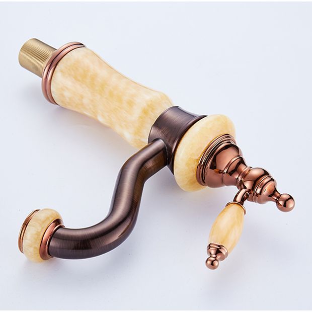 Luxury Vessel Sink Faucet Lever Handle Circular Vessel Sink Bathroom Faucet Clearhalo 'Bathroom Remodel & Bathroom Fixtures' 'Bathroom Sink Faucets' 'Bathroom Sinks & Faucet Components' 'bathroom_sink_faucets' 'Home Improvement' 'home_improvement' 'home_improvement_bathroom_sink_faucets' 1200x1200_44d7ad92-ae0d-4642-a863-bcf2cfb118f9