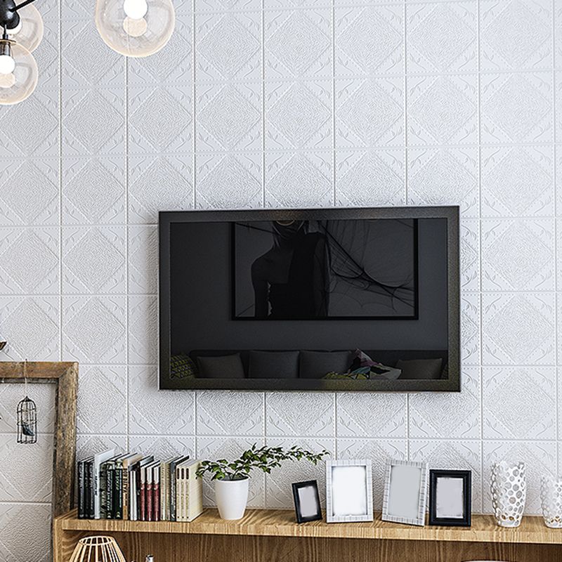 Modern Wall Paneling 3D Embossed PVC Self-Adhesive Waterproof Wall ...