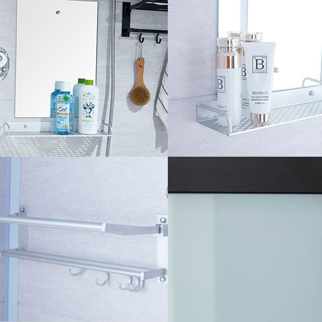 Framed Tempered Glass Shower Kit with Base Included Framed Shower Stall Clearhalo 'Bathroom Remodel & Bathroom Fixtures' 'Home Improvement' 'home_improvement' 'home_improvement_shower_stalls_enclosures' 'Shower Stalls & Enclosures' 'shower_stalls_enclosures' 'Showers & Bathtubs' 1200x1200_4512b834-a4a7-4ec0-8ee4-8ce3c701aca8