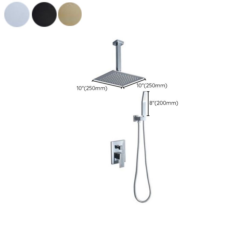 Modern Shower Head Combo Brass Temperature Control Ceiling Mounted Shower Faucet Clearhalo 'Bathroom Remodel & Bathroom Fixtures' 'Home Improvement' 'home_improvement' 'home_improvement_shower_faucets' 'Shower Faucets & Systems' 'shower_faucets' 'Showers & Bathtubs Plumbing' 'Showers & Bathtubs' 1200x1200_45368792-922d-4cec-b9ae-aa3ae8dfb31d