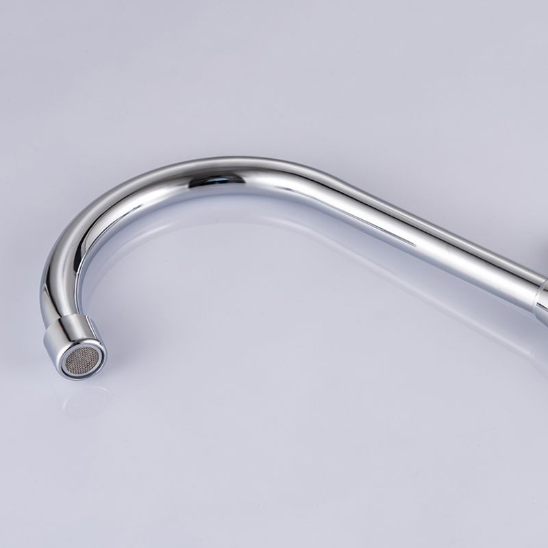 Contemporary Single Handle Kitchen Faucet High Arch Water Filler in Chrome Clearhalo 'Home Improvement' 'home_improvement' 'home_improvement_kitchen_faucets' 'Kitchen Faucets' 'Kitchen Remodel & Kitchen Fixtures' 'Kitchen Sinks & Faucet Components' 'kitchen_faucets' 1200x1200_4536b7ec-c159-4fd3-86f4-29ec5a5e5416