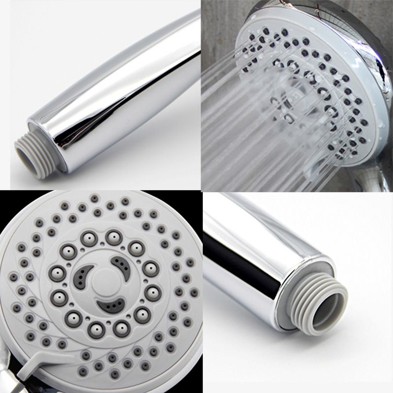 Contemporary Style Shower Head Round Plastic Handheld Shower Head Clearhalo 'Bathroom Remodel & Bathroom Fixtures' 'Home Improvement' 'home_improvement' 'home_improvement_shower_heads' 'Shower Heads' 'shower_heads' 'Showers & Bathtubs Plumbing' 'Showers & Bathtubs' 1200x1200_453a599a-876e-49ac-8e27-a315933d0edf