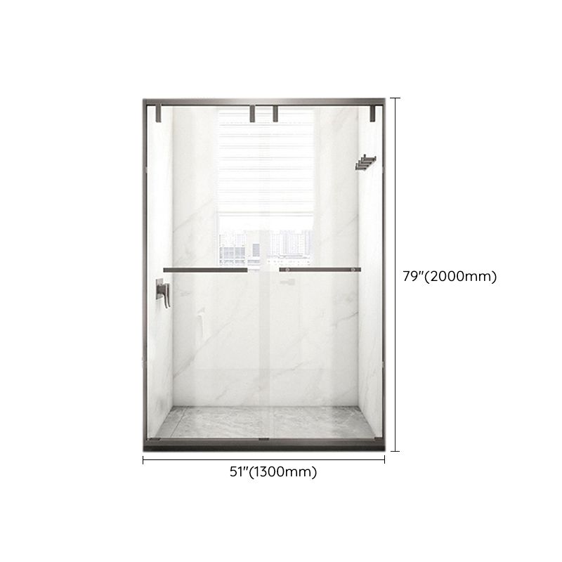 Transparent Scratch Resistant Shower Bath Door Gray Shower Bath Door Clearhalo 'Bathroom Remodel & Bathroom Fixtures' 'Home Improvement' 'home_improvement' 'home_improvement_shower_tub_doors' 'Shower and Tub Doors' 'shower_tub_doors' 'Showers & Bathtubs' 1200x1200_453e5e5f-a49f-45e3-9ee0-7b40feb5fb83