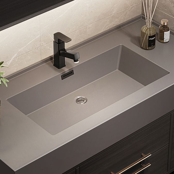 Wall Mount Bathroom Sink Vanity Glam Bathroom Vanity Set with Mirror Clearhalo 'Bathroom Remodel & Bathroom Fixtures' 'Bathroom Vanities' 'bathroom_vanities' 'Home Improvement' 'home_improvement' 'home_improvement_bathroom_vanities' 1200x1200_455358c8-3404-485d-8966-4d5f95298701